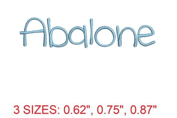 Abalone Embroidery Font: A Versatile Choice for Creative Projects