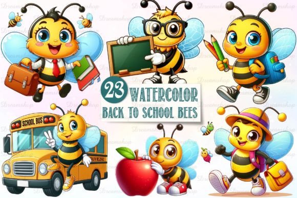 Back to School Bees Sublimation Clipart: A Strategic Tool for Creative and Business Success