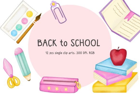 Back to School Cliparts: A Digital Treasure for Creators and Entrepreneurs