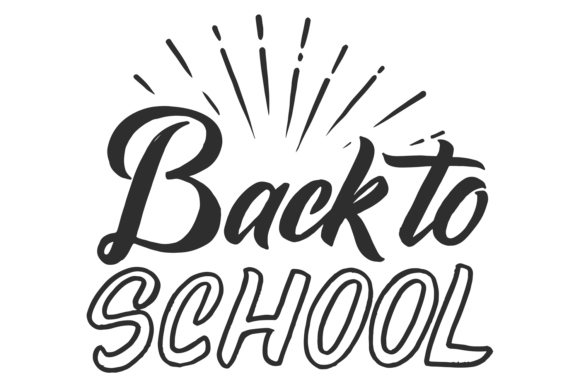Back to School Logo. Hand Drawn Black El: A Versatile Design for Educational Branding