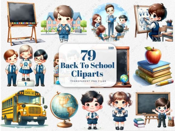 Enhancing Classroom Decor with Back to School Clipart and Educational PNGs