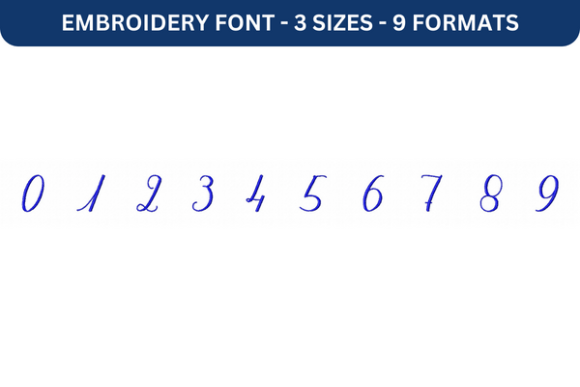 Mathilde Castleland Font 0 to 9: A Versatile Embroidery Solution
