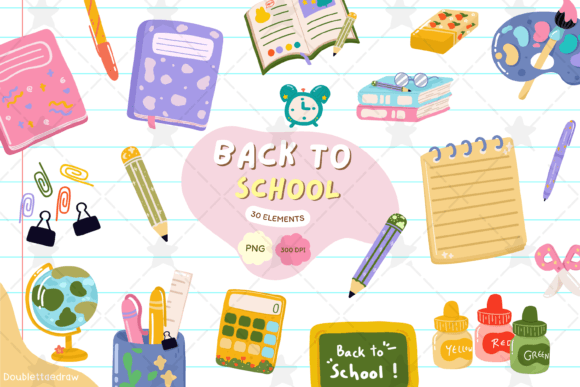 Reviving the Classroom Vibe: School Days Back to School Clipart Png for Creative Projects