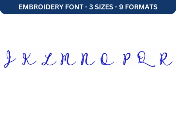 Rose of Baltimore Font Upper J to R: A Versatile Tool for Creative Embroidery