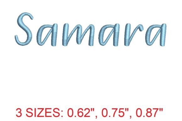 Samara Font: A Versatile Choice for Embroidery Enthusiasts
